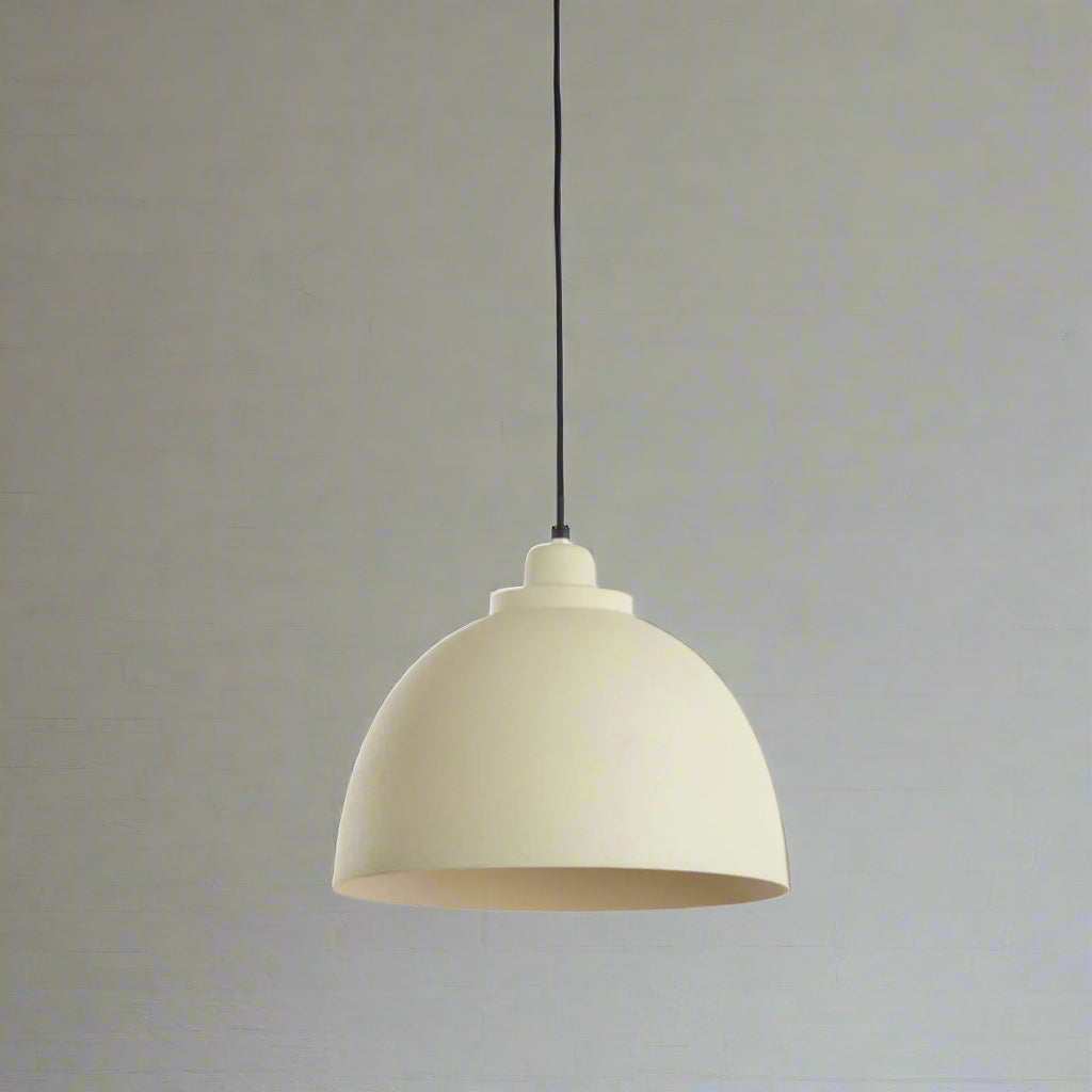 Cream Metal Iron Hanging Lamp - 3036043 - Uneeka