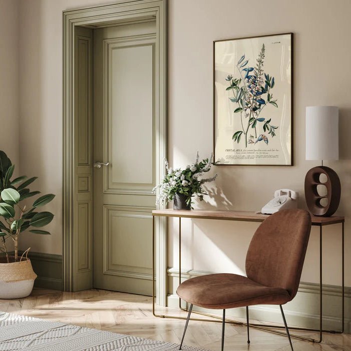 Crotalaria Flower Framed Art Print - OFG 50x70 3727 - Uneeka