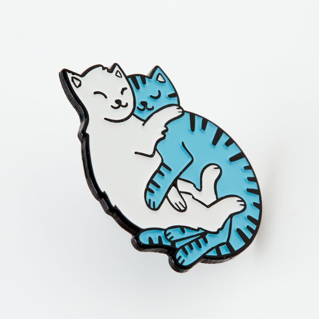 Cuddling Cats Soft Enamel Pin - EP805 - Uneeka