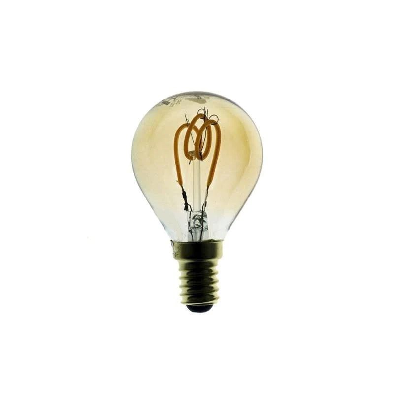 Curved Spiral Filament Sphere G45 LED Bulb* - CBL700148 - Uneeka