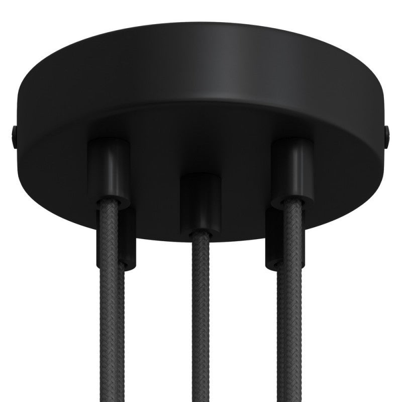 Cylindrical Metal Ceiling Rose Kit - 5 Outlets - KRM575FVNTERM - Uneeka