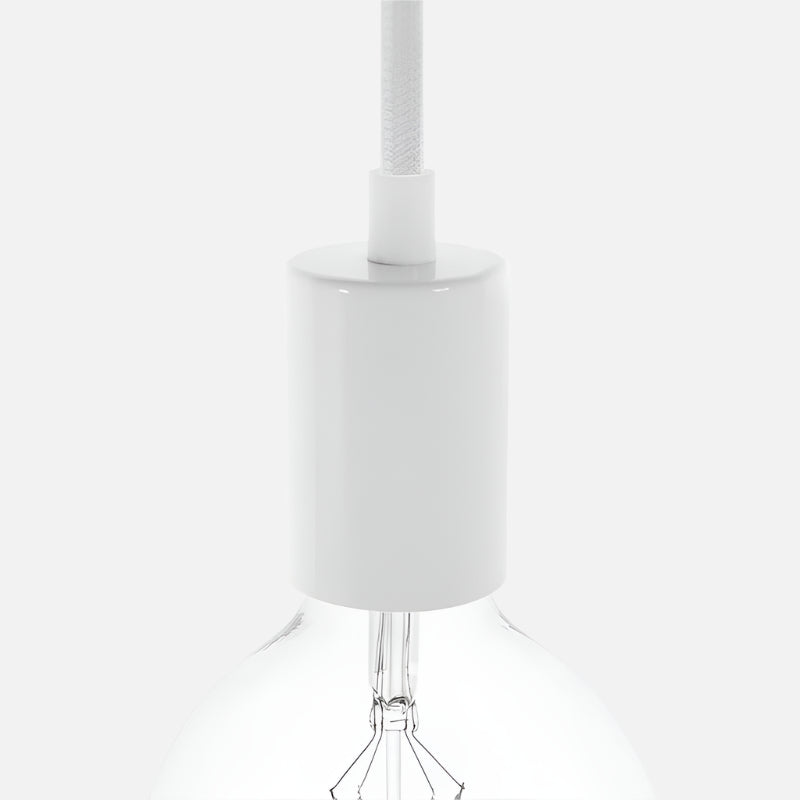 Cylindrical Metal E27 Lamp Holder Kit - KBM4011VBTERP - Uneeka