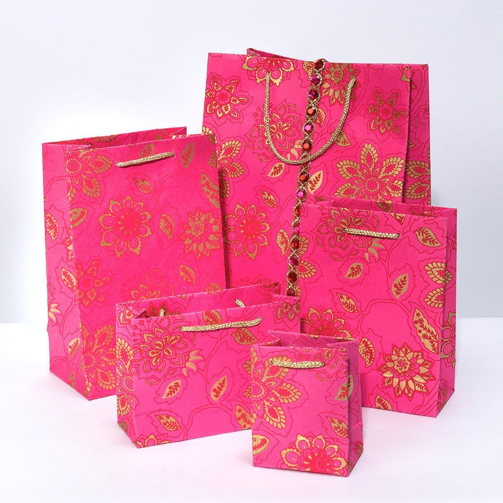 Dahlia Gift Bag - GBG4015 - MINIHPINK - Uneeka