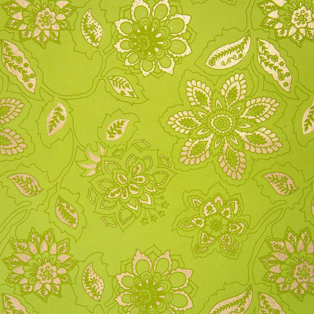 Dahlia Gift Wrap - GW4015 - GREENDAHLIA - Uneeka