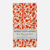 Dappled Pattern 24 Lined Page Slim List Book - VSLB DAP red - Uneeka