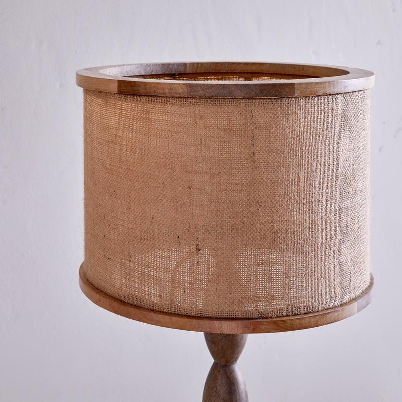 Darat Mango Wood & Natural Jute Lampshade - DL0802 - Uneeka