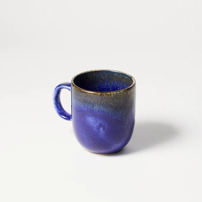 Dark Blue Glazed Stoneware Mug - 124808 - Uneeka