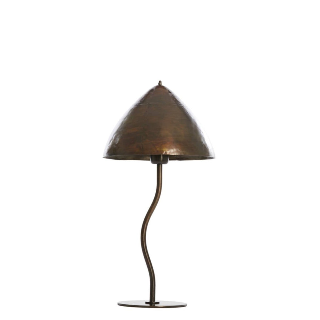 Dark Bronze Cone Table Lamp - 1884464 - Uneeka