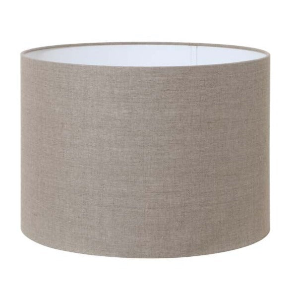 Dark Linen Cylinder Lampshade - 2220347 - Uneeka