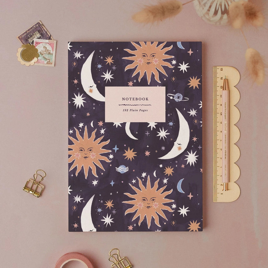 Sun & Moon Notebook - SNB04 - Uneeka