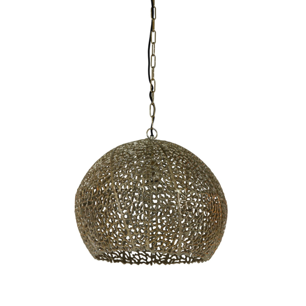 Decorative Gold Metal Hanging Lamp - 2959185 - Uneeka