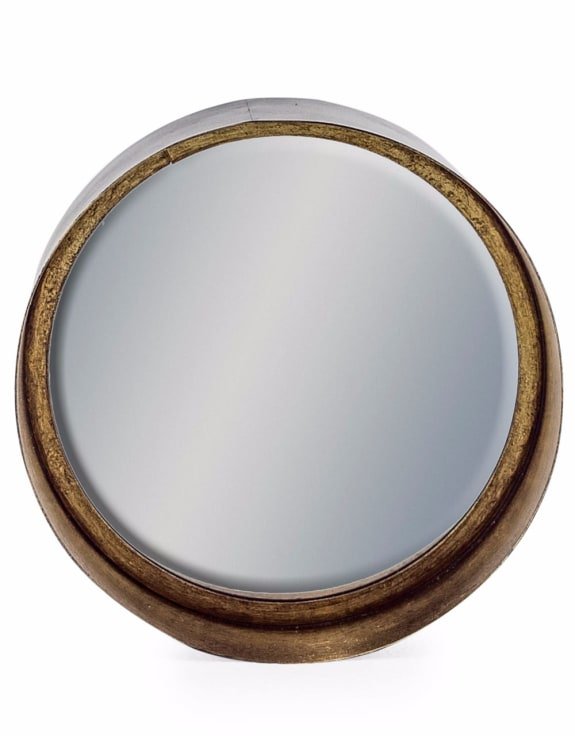 Deep Framed Cylinder Wall Mirror - EM117 - Uneeka