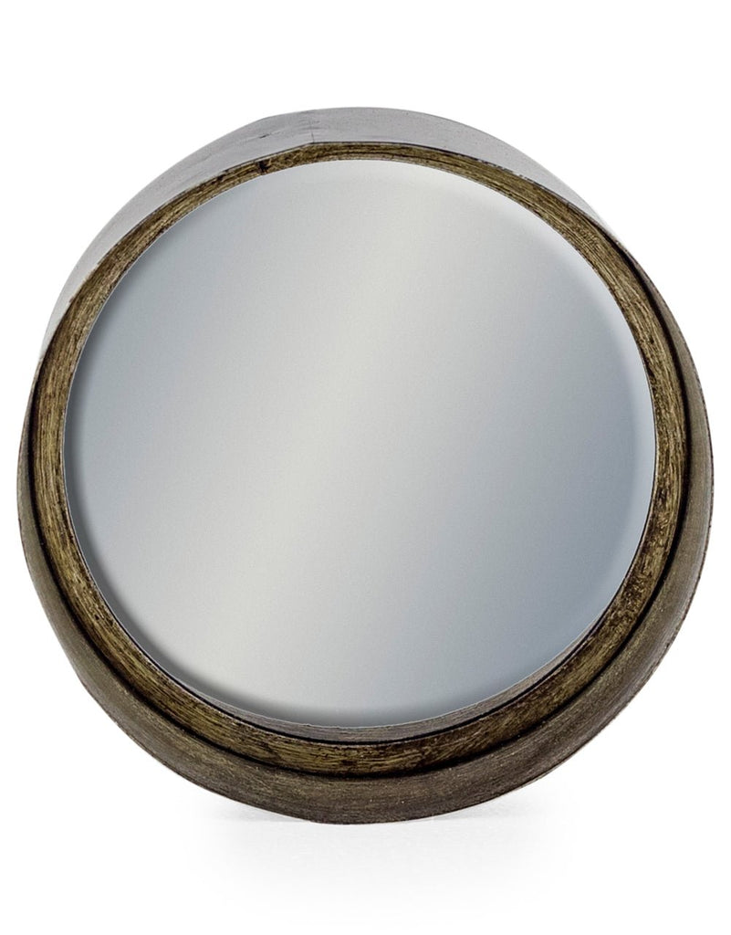 Deep Framed Cylinder Wall Mirror - EM118 - Uneeka