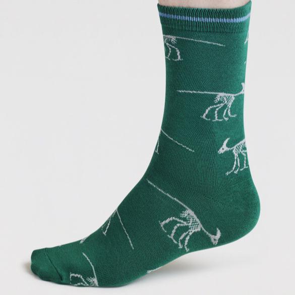 Delta Dinosaur Bamboo Socks - SPM913 - Green - Uneeka