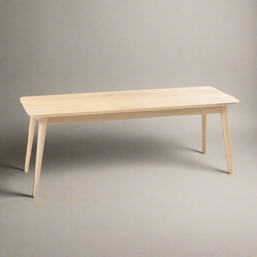 Rectangle Box Bench Denmark Rectangle Dining Bench | Handcrafted Sungkai Wood | Uneeka