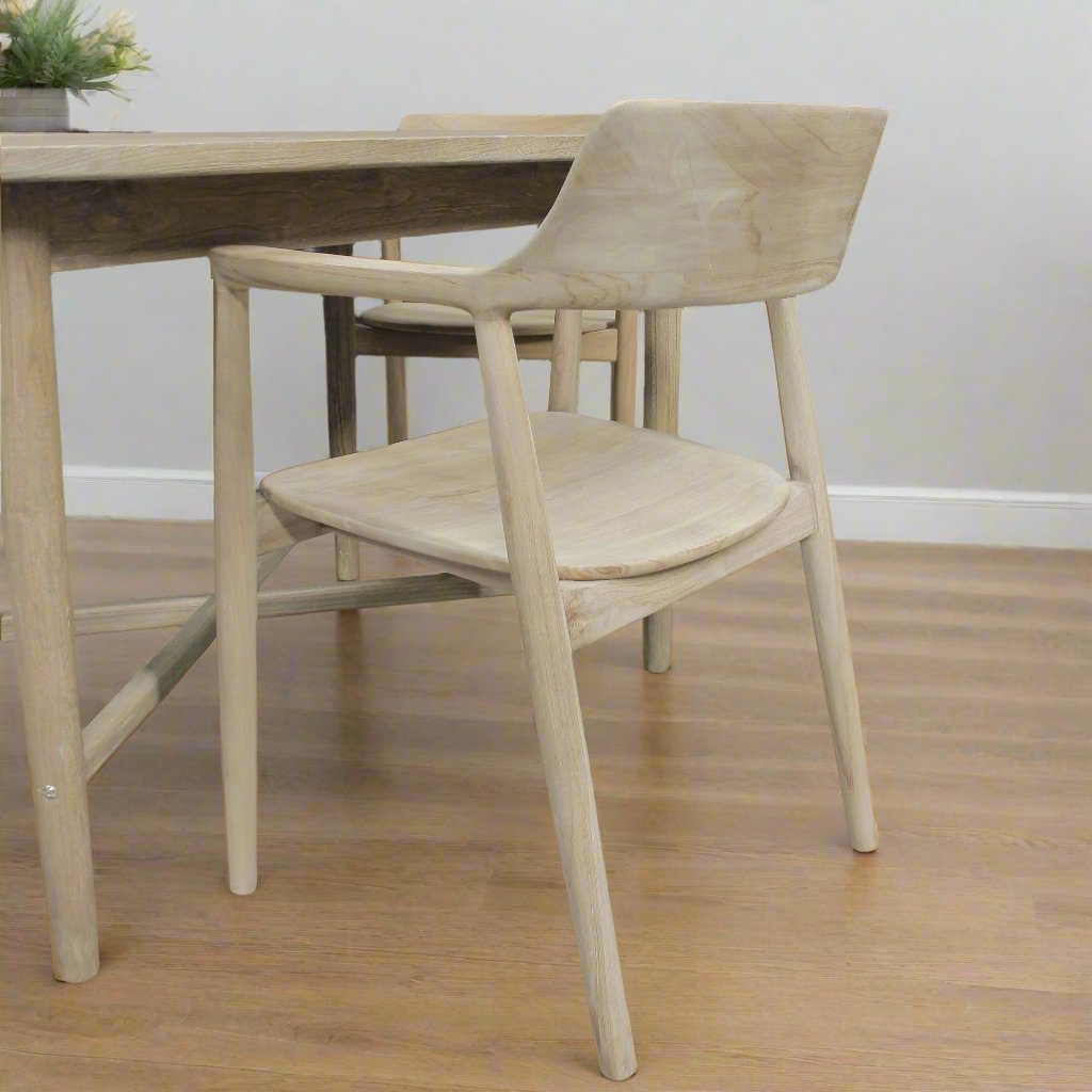 Denmark Round Arm Dining Chair - SH07 - Uneeka