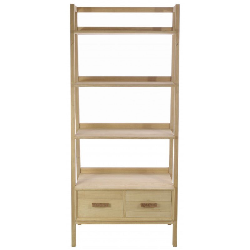 Denmark Two Drawer Laddered Bookcase - SH03 - Uneeka