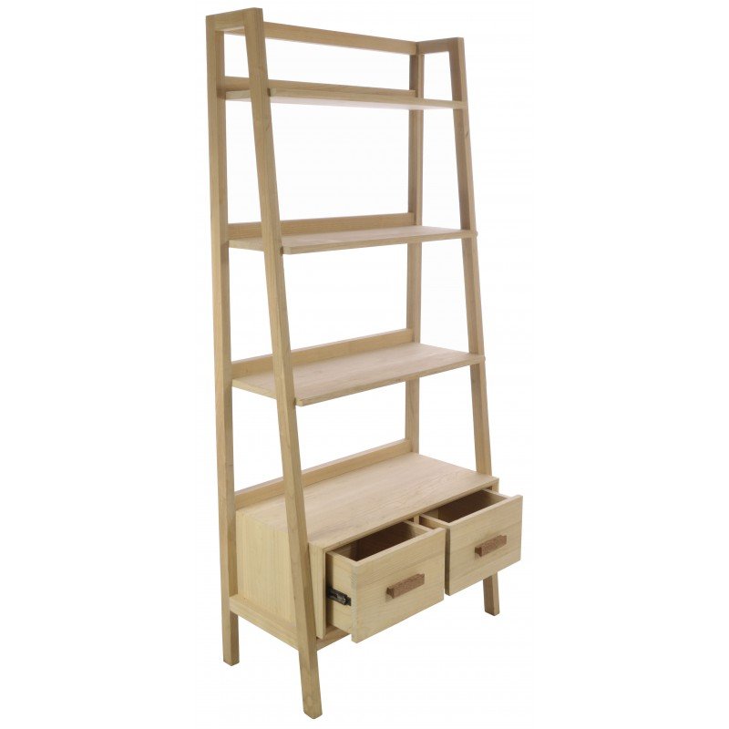 Denmark Two Drawer Laddered Bookcase - SH03 - Uneeka
