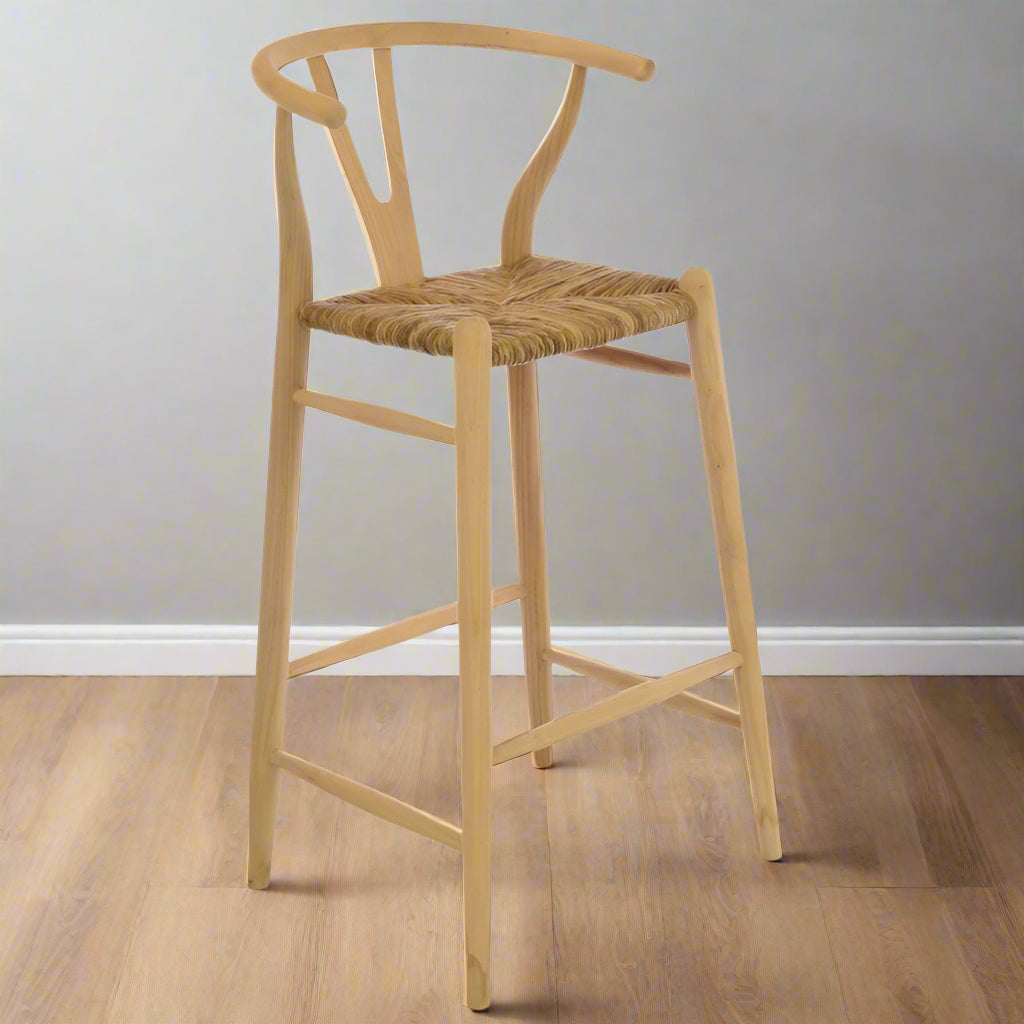 Denmark Wishbone Bar Chair - SH13 - Uneeka