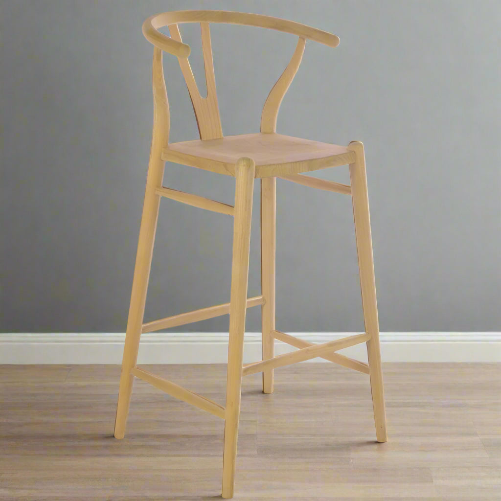 Denmark Wishbone Bar Chair - SH12 - Uneeka