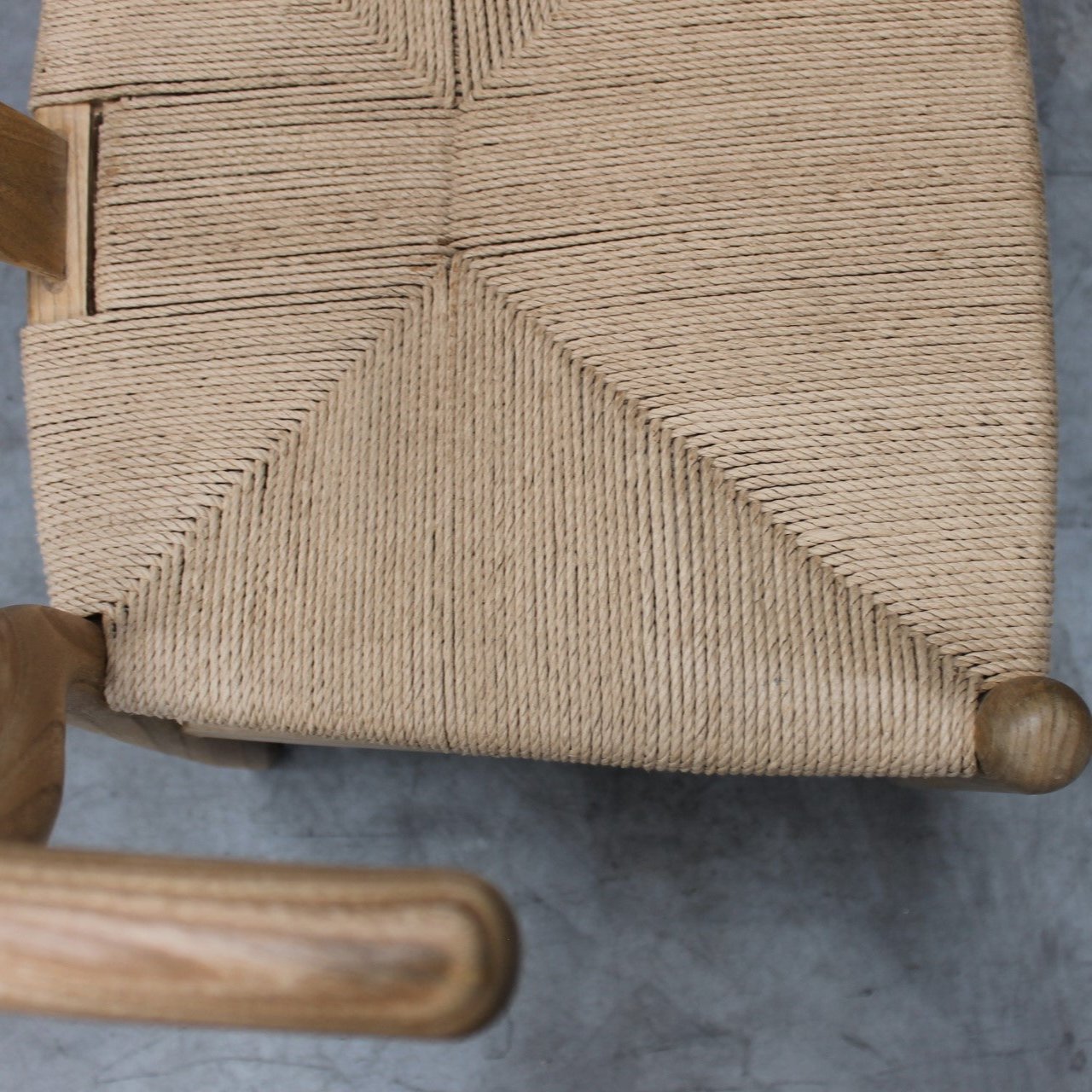 Denmark Wishbone Natural Loom Dining Chair - SH11L - Uneeka