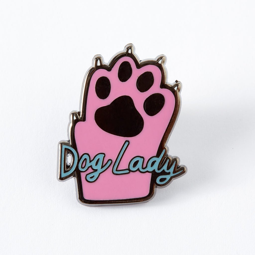 Dog Lady Enamel Pin - EP613 - Uneeka