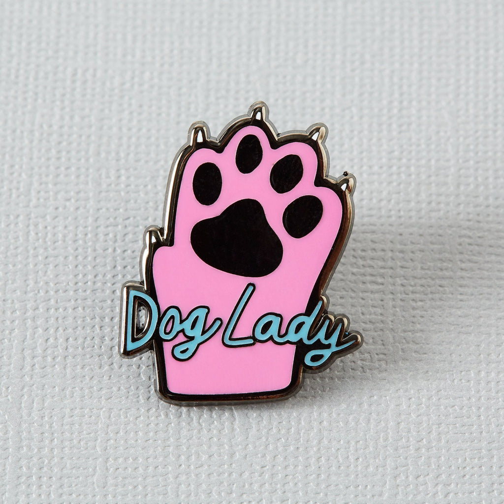 Dog Lady Enamel Pin - EP613 - Uneeka