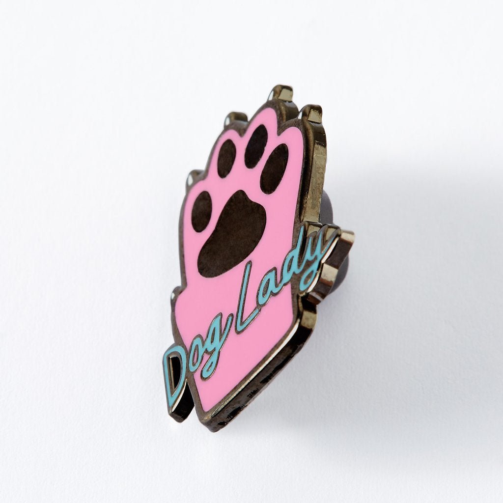 Dog Lady Enamel Pin - EP613 - Uneeka