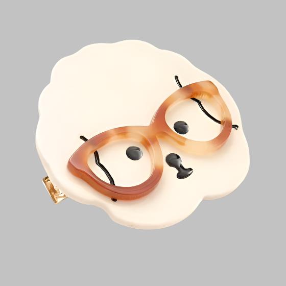 Dog with Glasses Hair Clip - 0.HC1555 - Uneeka