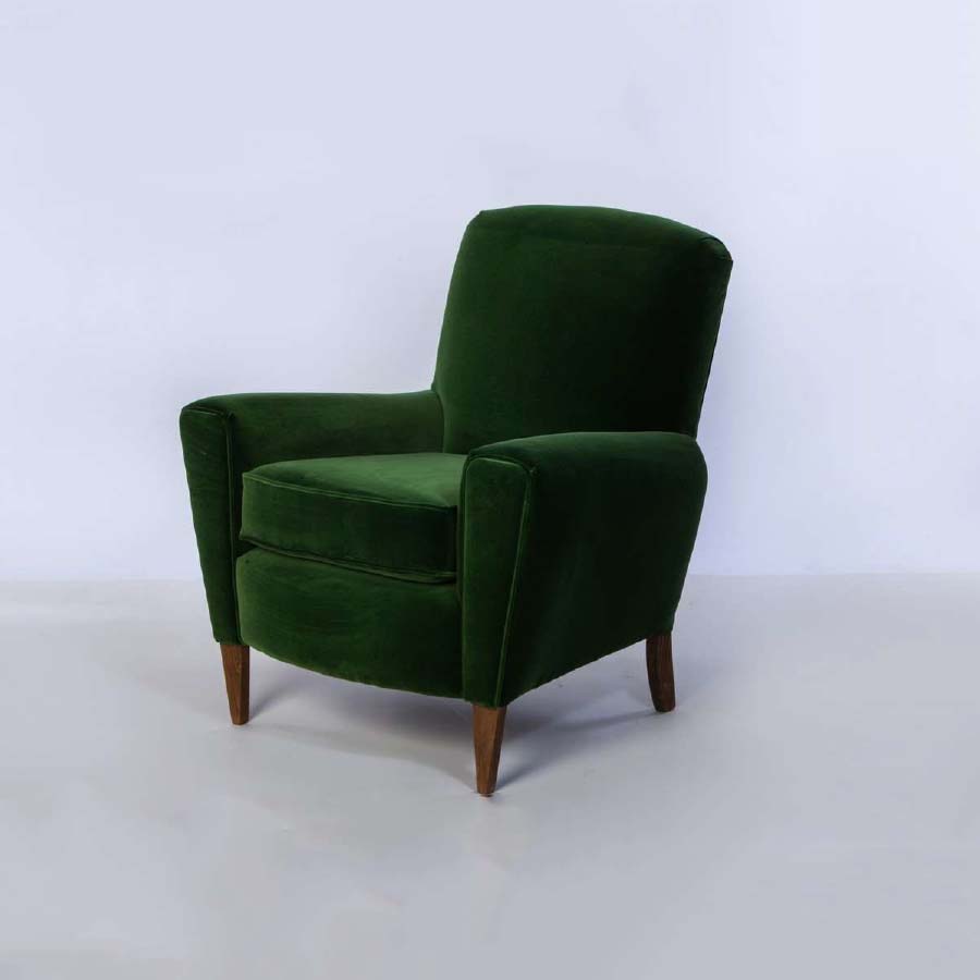 Draper Upholstered Fabric Armchair - Made To Order - J Brown Chamonix - 293 Linen - DRAPER - Uneeka