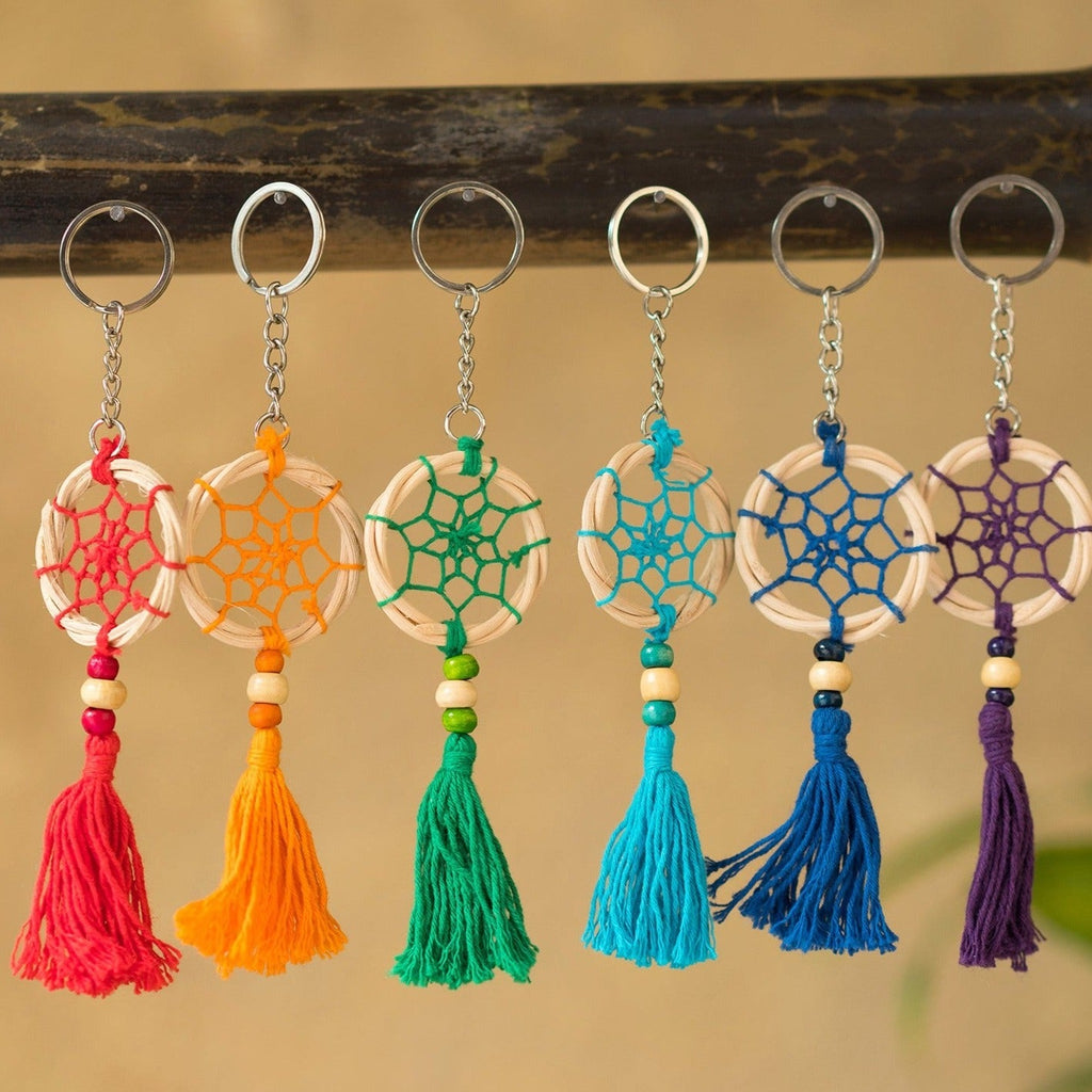 Dreamcatcher Keyring - KR40 - R - Uneeka