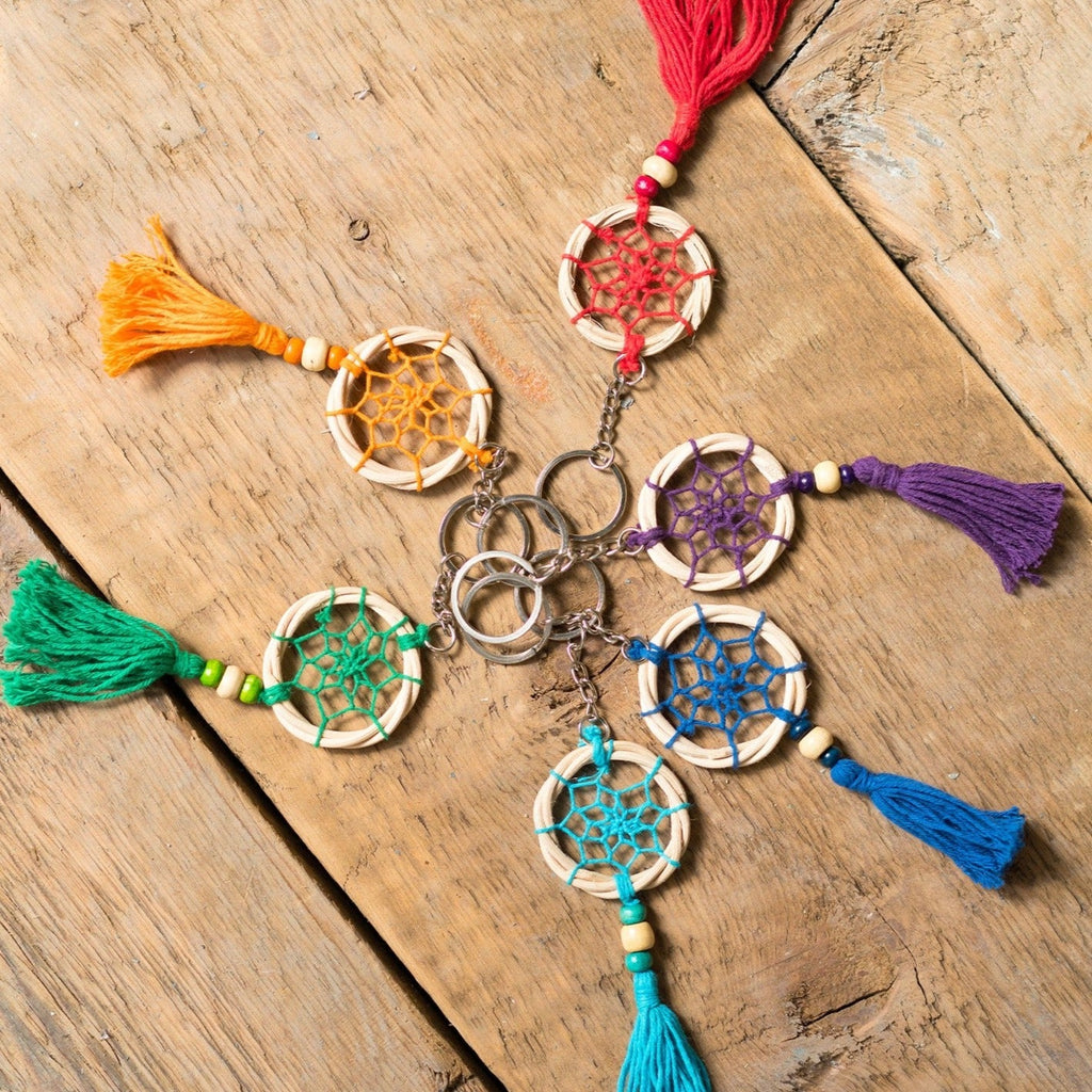 Dreamcatcher Keyring - KR40 - R - Uneeka