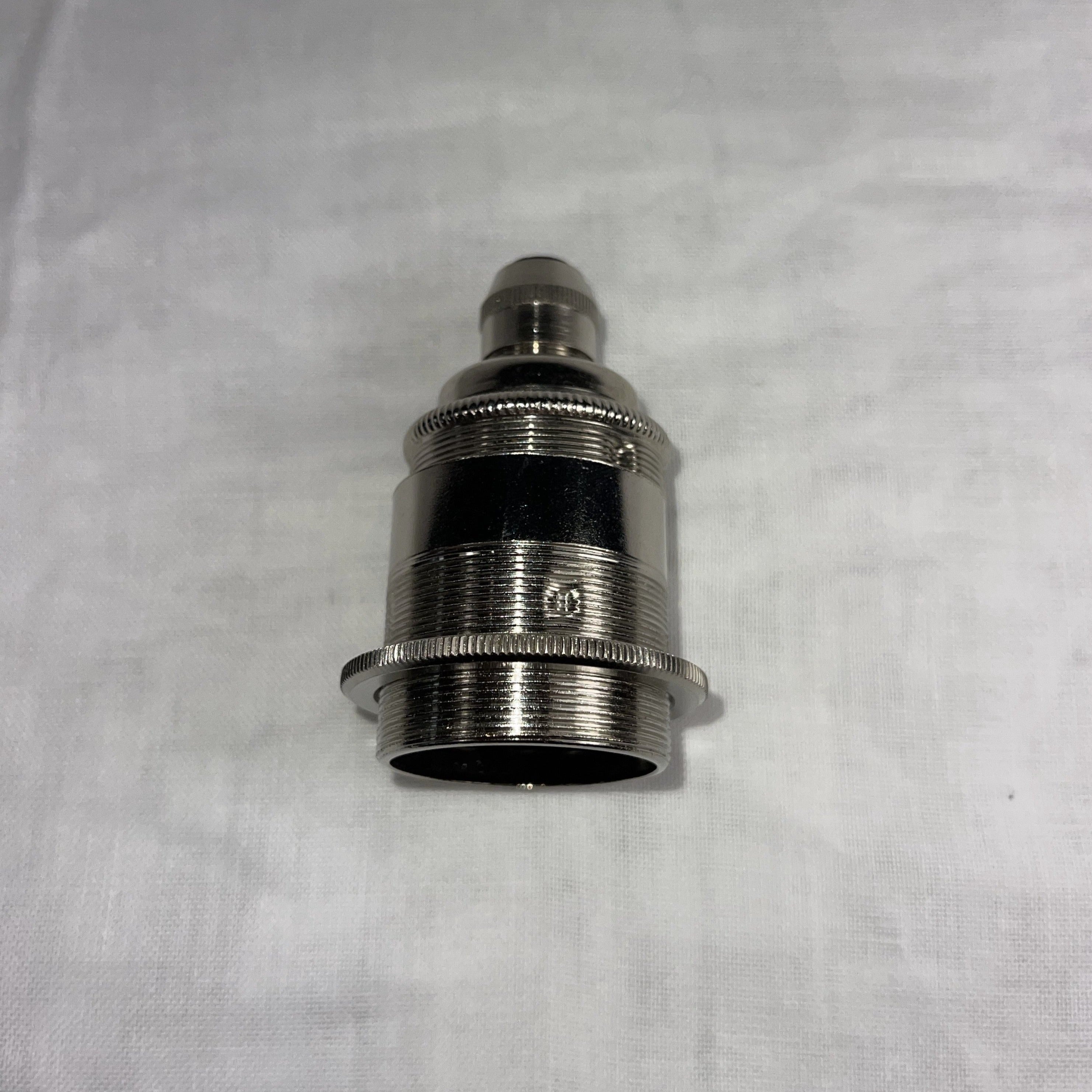 E27 Lamp Holder With Shade Ring - 7600ETN - Uneeka