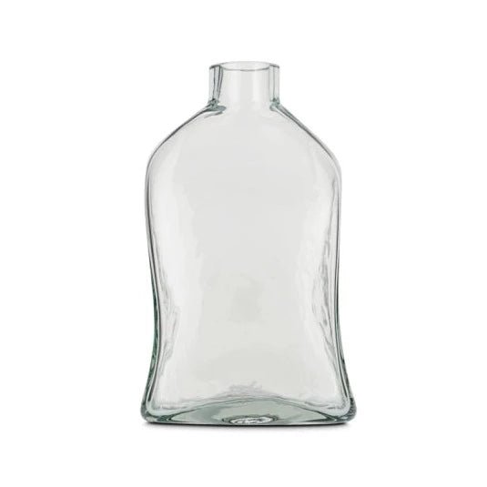 Ellam Recycled Clear Glass Bottle Vase - EV0301 - Uneeka