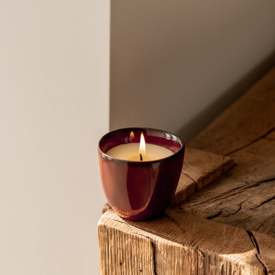 Enchantment Ceramic Pot Candle Sandalwood - F01376 - Uneeka