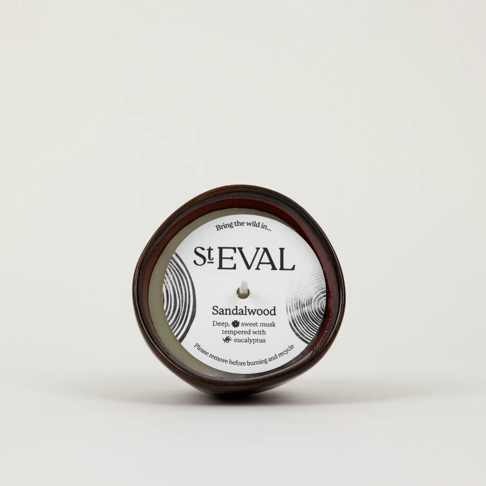 St Eval Enchantment Ceramic Pot Candle Sandalwood - F01376 - Uneeka