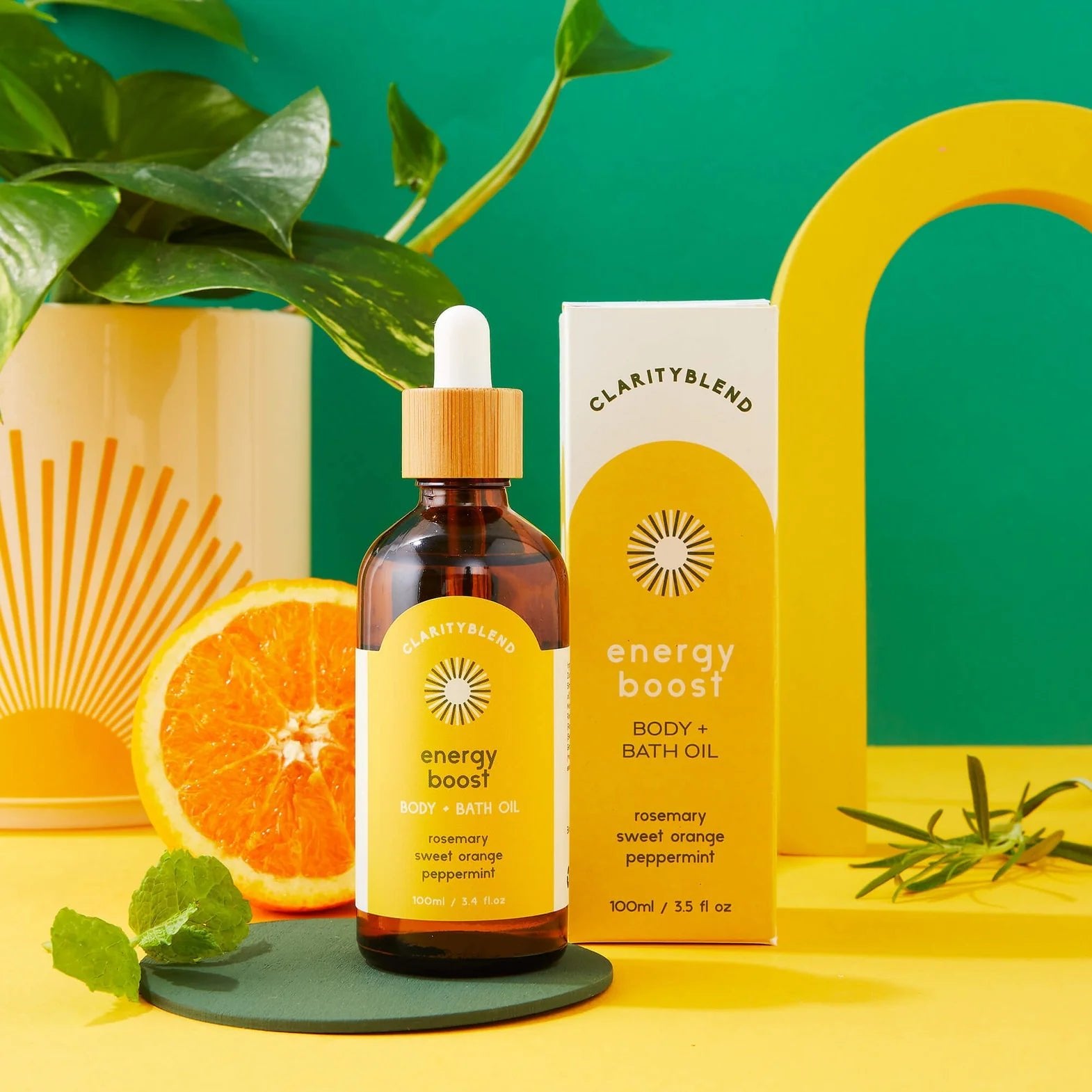 Energy Boost Bath & Body Oil* - Energy Boost Body & Bath Oil - Uneeka