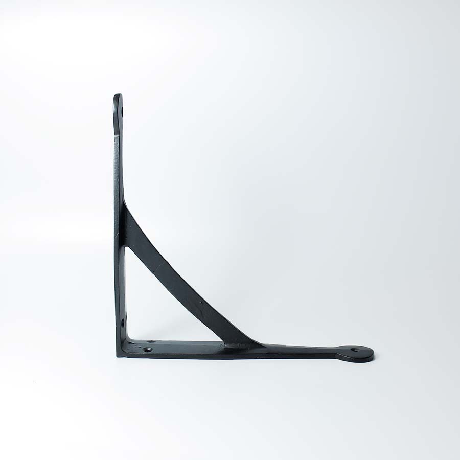 Epoxy Black Penny End Shelf Bracket - 70.072.SEB.200 - Uneeka