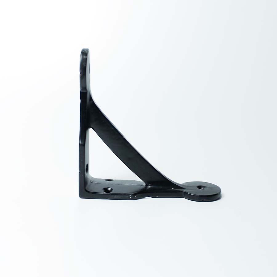 Epoxy Black Penny End Shelf Bracket - 70.072.SEB.100 - Uneeka