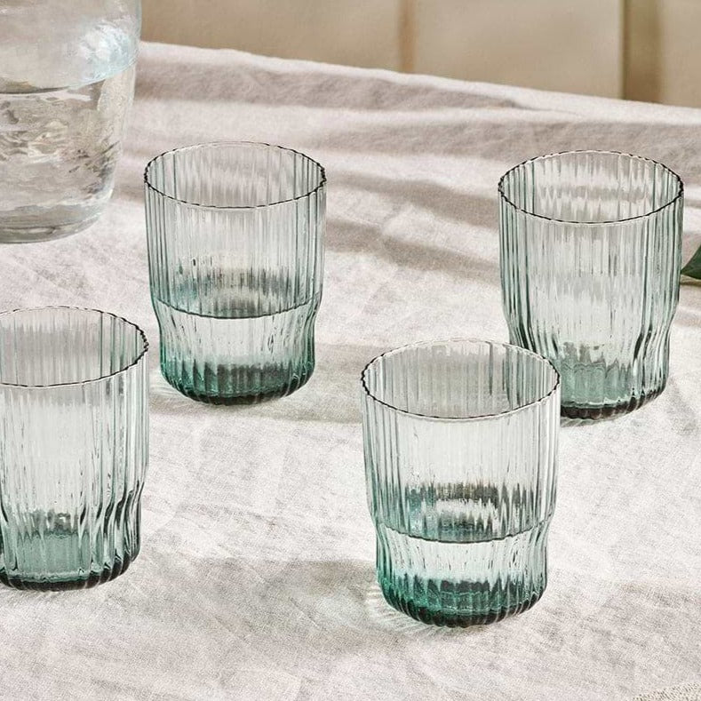 Fali Blue Tumbler Glass - FT1301 - Uneeka