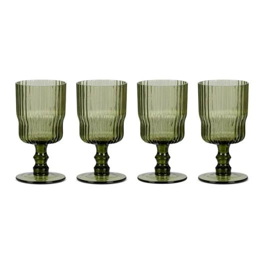 Fali Olive Wine Glass - FW0701 - Uneeka