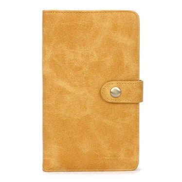 Faux Leather Clutch Bag/Purse - S805 - YELLOW - Uneeka