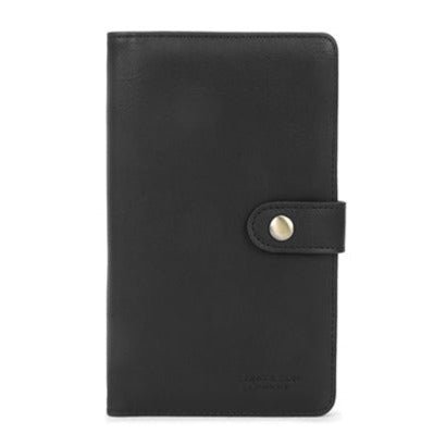 Faux Leather Clutch Bag/Purse - S805 - BLACK - Uneeka