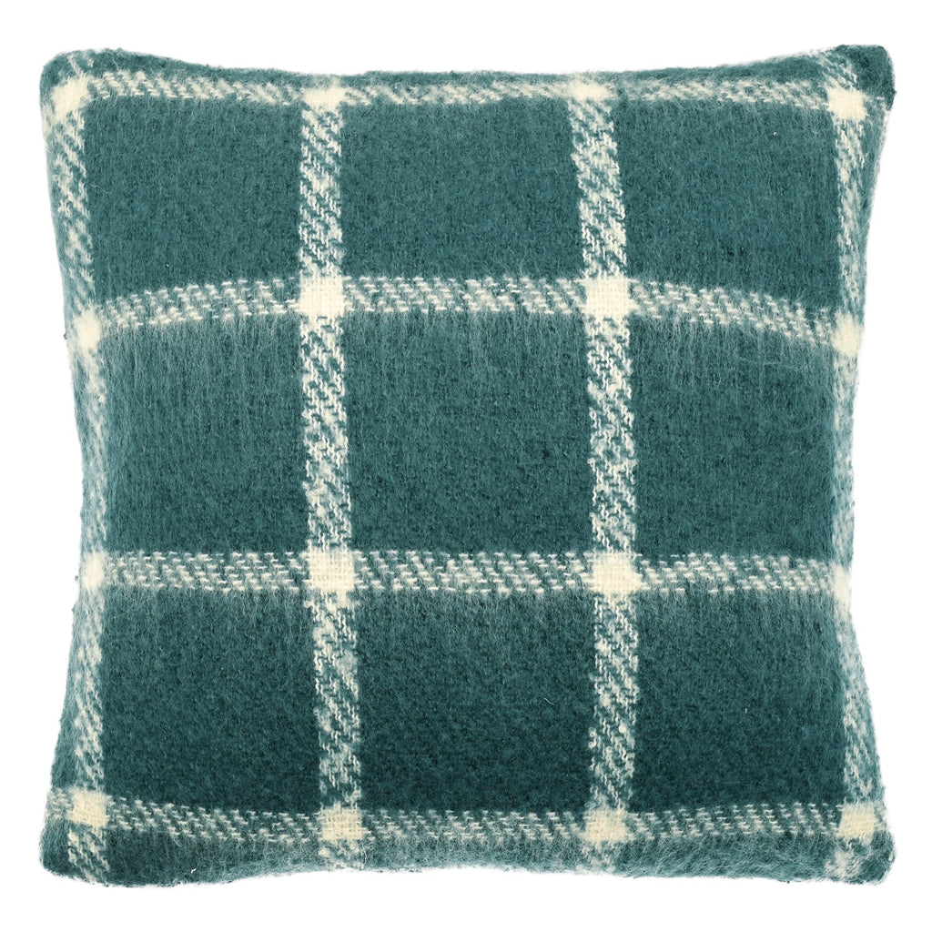 Faux Mohair Chequered Cushion - MCCB - P - Uneeka