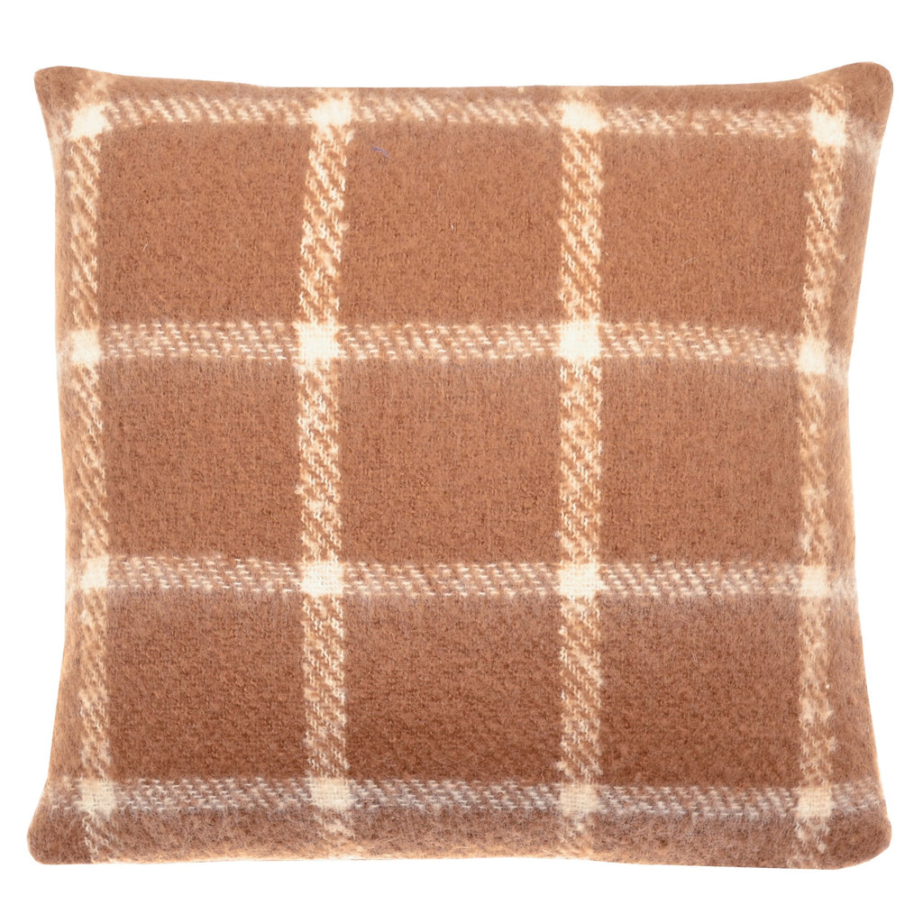 Faux Mohair Chequered Cushion - MCCSP - P - Uneeka