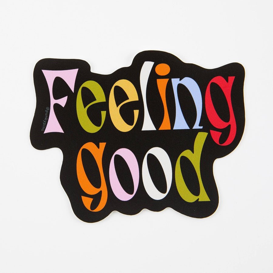 Feeling Good Vinyl Sticker - ST - LAP - 250 - Uneeka