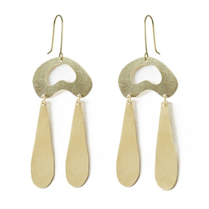 Feliz Duo Earrings - HB902003 - Uneeka