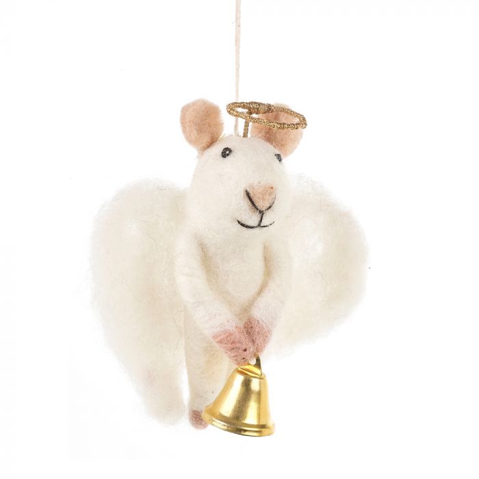 Felt Angelica the Angelic Mouse - WCANMO - Uneeka