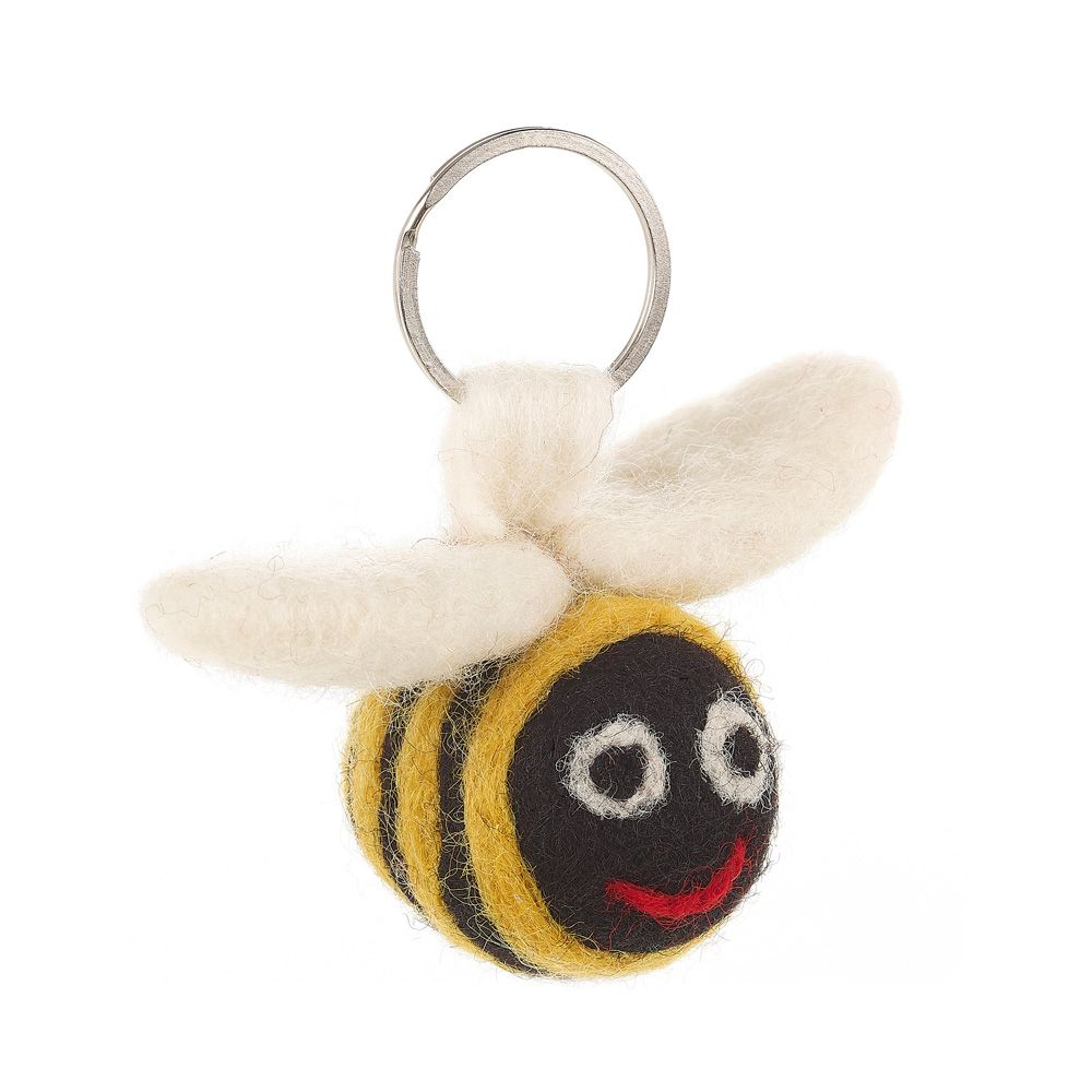 Felt Bee Keyring - ACBK - Uneeka