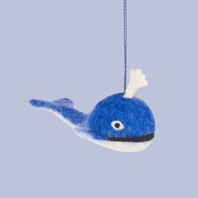 Felt Bubbles the Blue Whale* - SLBLWH - Uneeka
